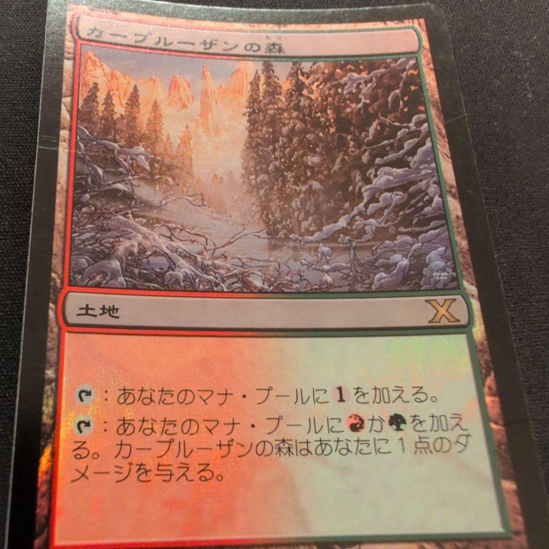 cutreaderMTG カープルーザンの森 10ED Foil 日本語版
