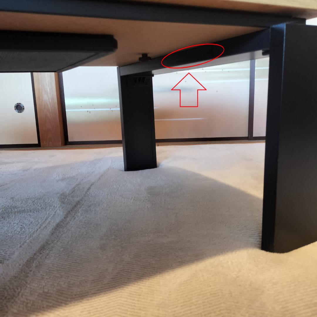 ニトリ こたつ 長方形 フラットヒーター