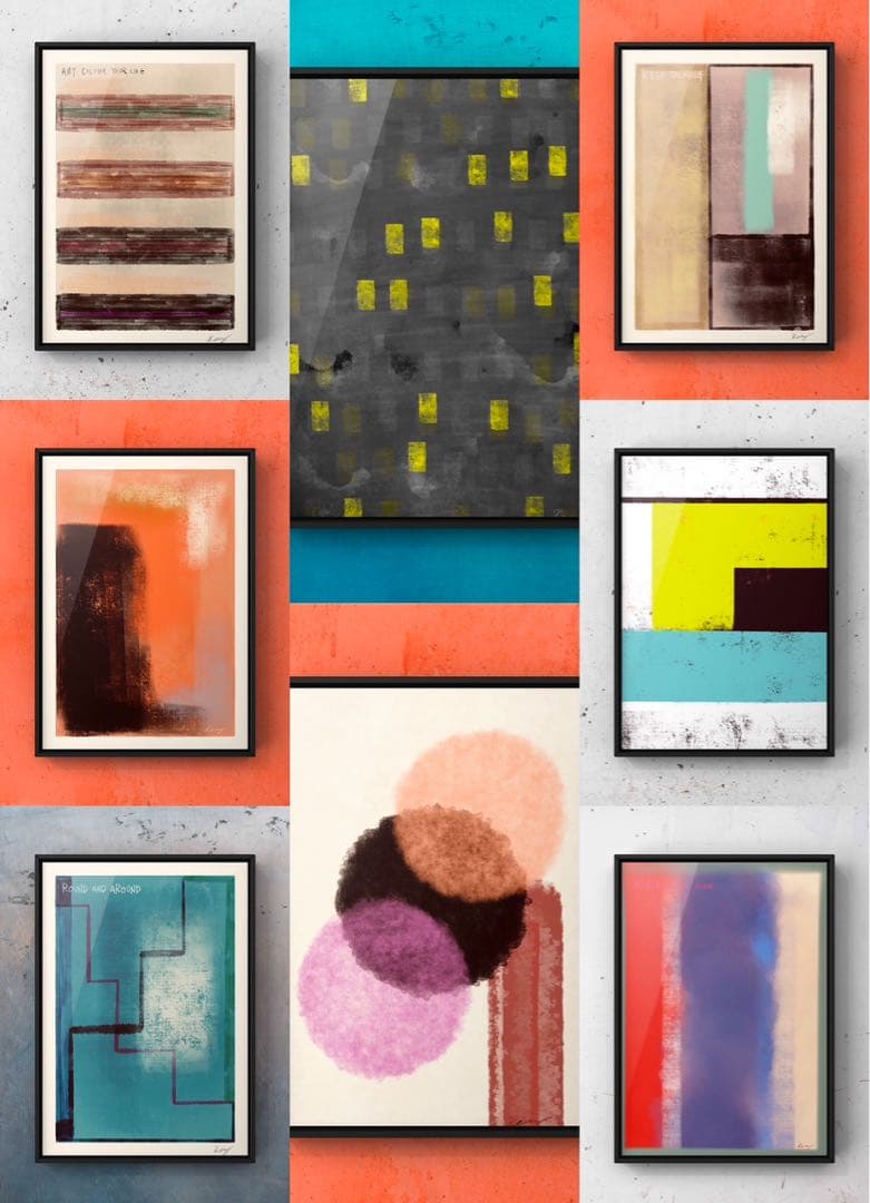 原画/抽象画/モダンアート/現代アート/アクリル画/BRIDGE horizon