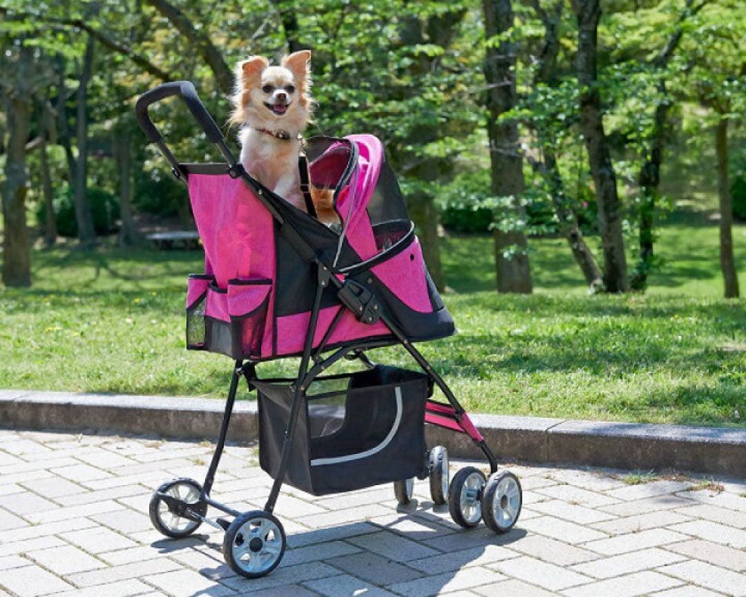 未使用 マルカン おでかけカート fit ピンク DP-250 ペットカート