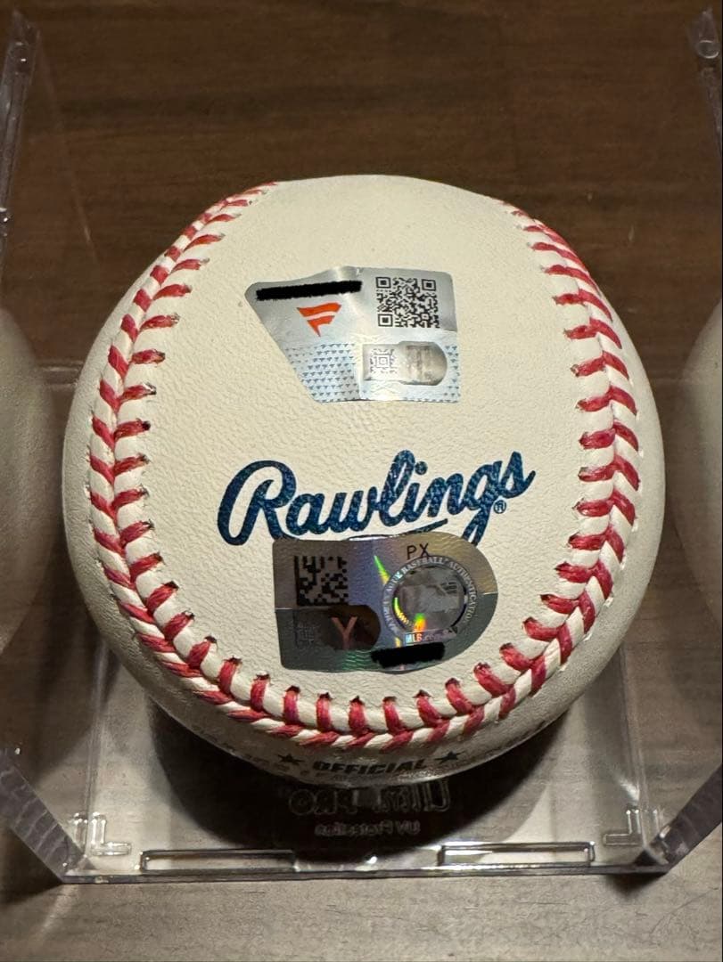 佐々木朗希　直筆サインボール　ルーキー　ケース付き