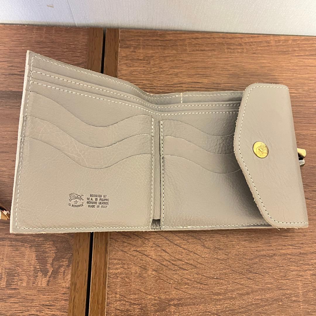 ILBISONTE 2020秋冬カラー　クレイグレー　二つ折り財布