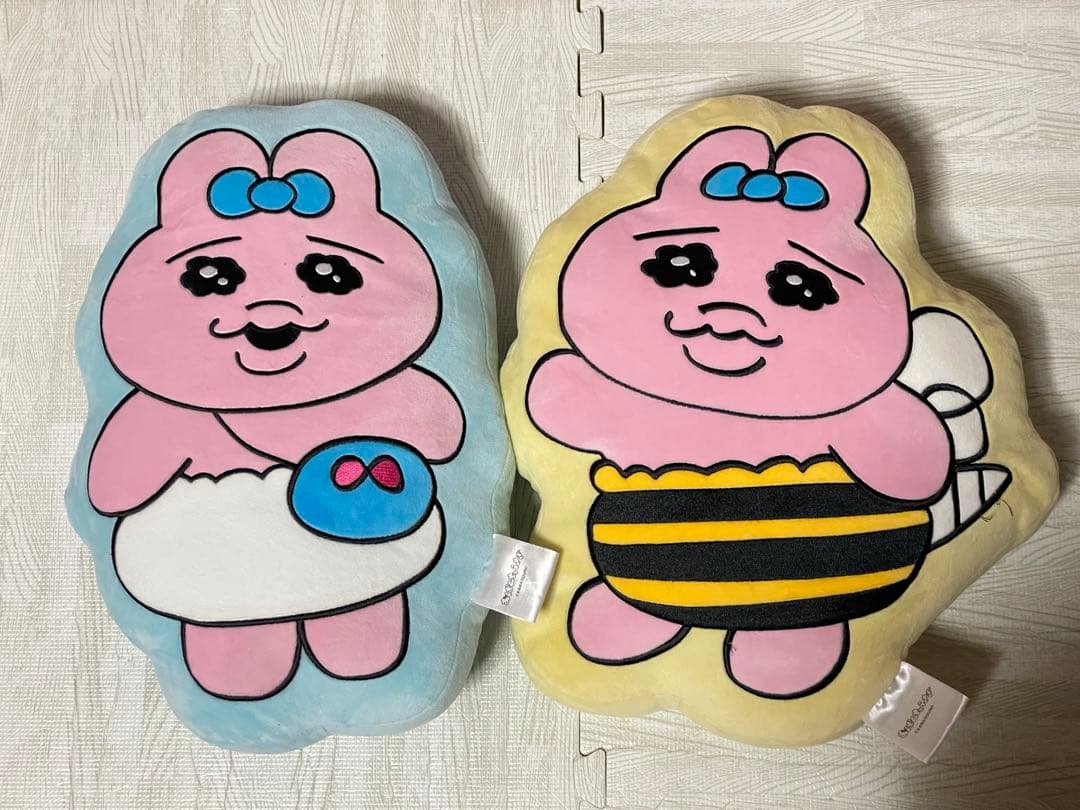 おぱんちゅうさぎ　んぽちゃむ　きみまろ　ぬいぐるみ　クッション　セット