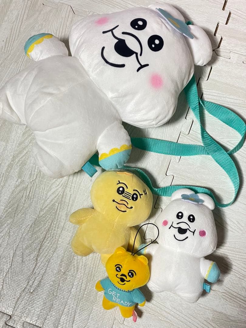 おぱんちゅうさぎ　んぽちゃむ　きみまろ　ぬいぐるみ　クッション　セット