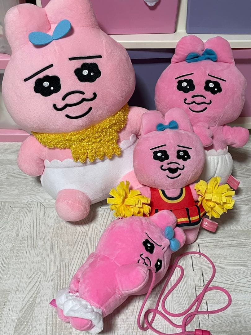 おぱんちゅうさぎ　んぽちゃむ　きみまろ　ぬいぐるみ　クッション　セット