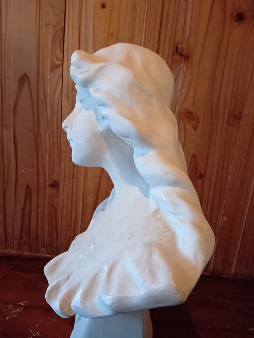 デッサン用　石膏像、スズランの少女と子供の2体セット　送料無料