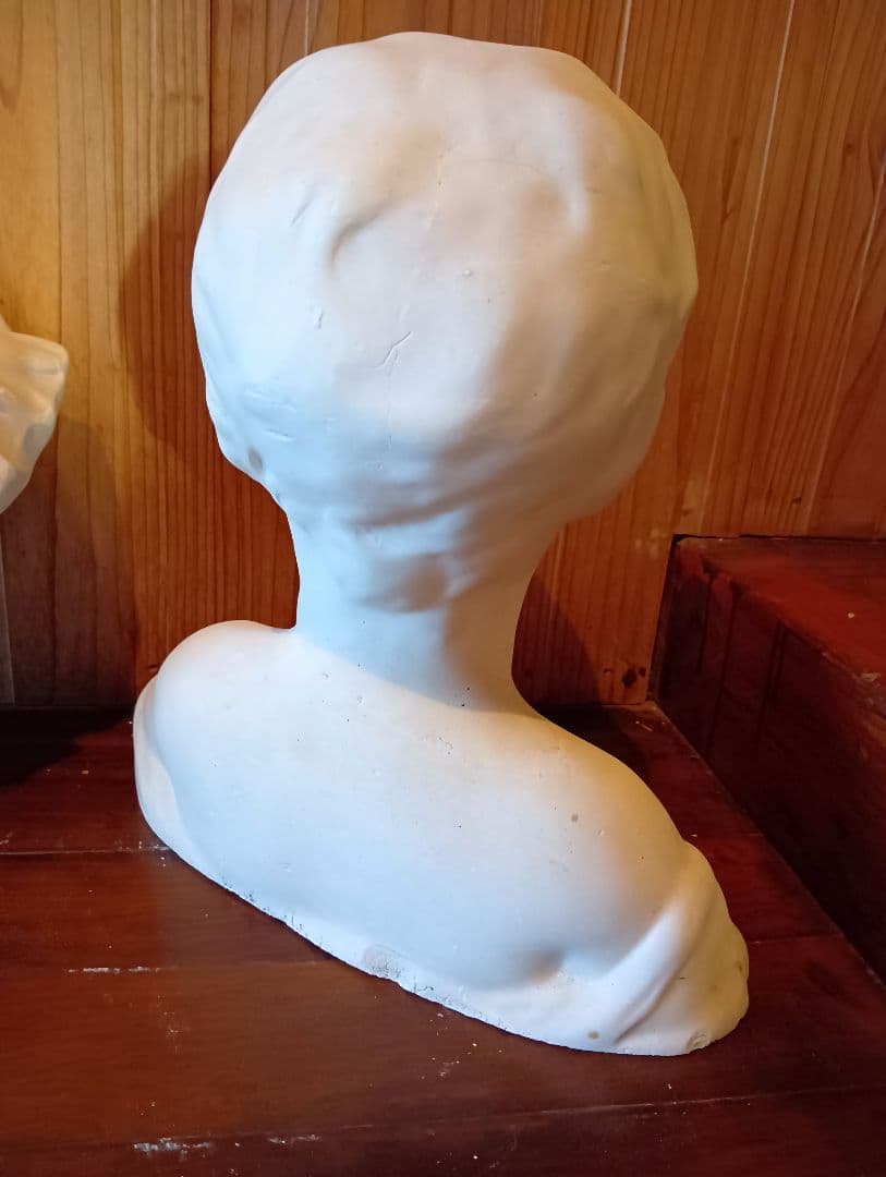 デッサン用　石膏像、スズランの少女と子供の2体セット　送料無料