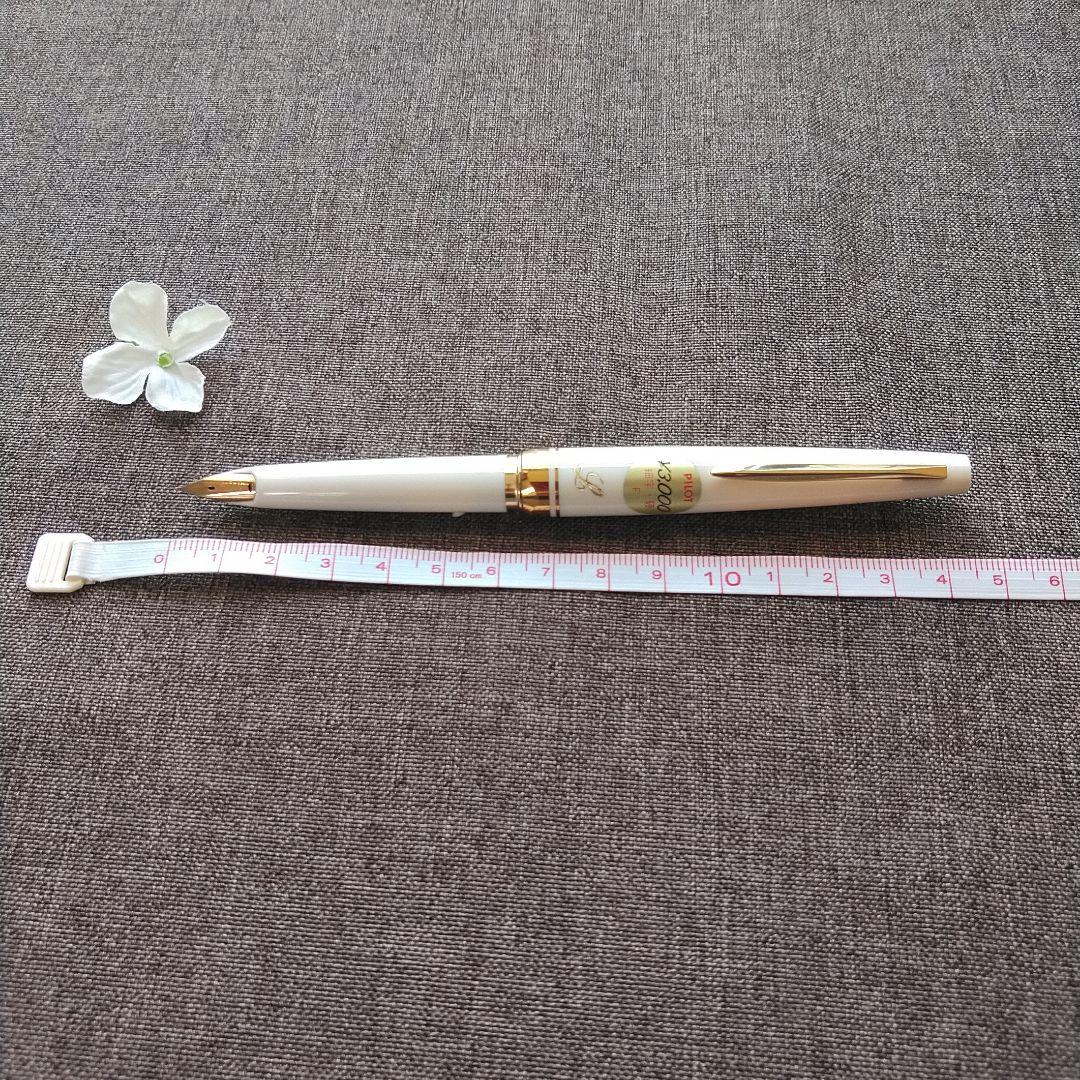 PILOT パイロット Lady レディー X3000 ホワイト 万年筆 18K
