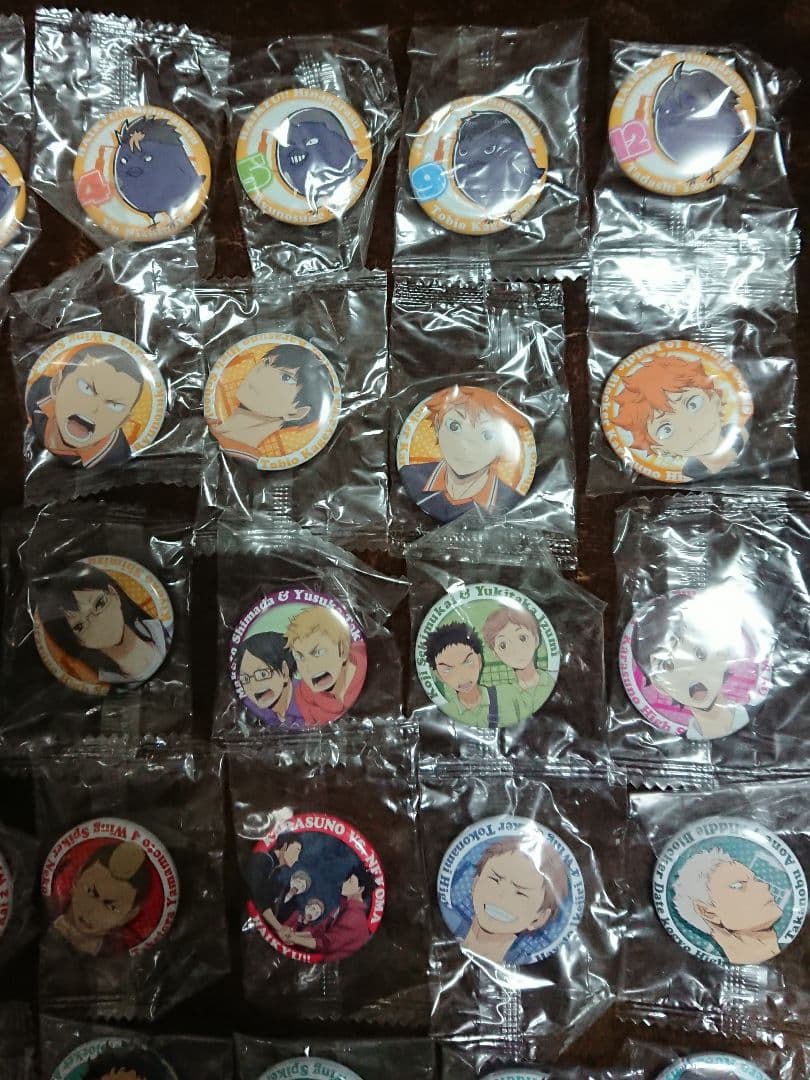 ハイキュー!! 一番おみくじ 缶バッジ 38種 40個セット 月島蛍 他