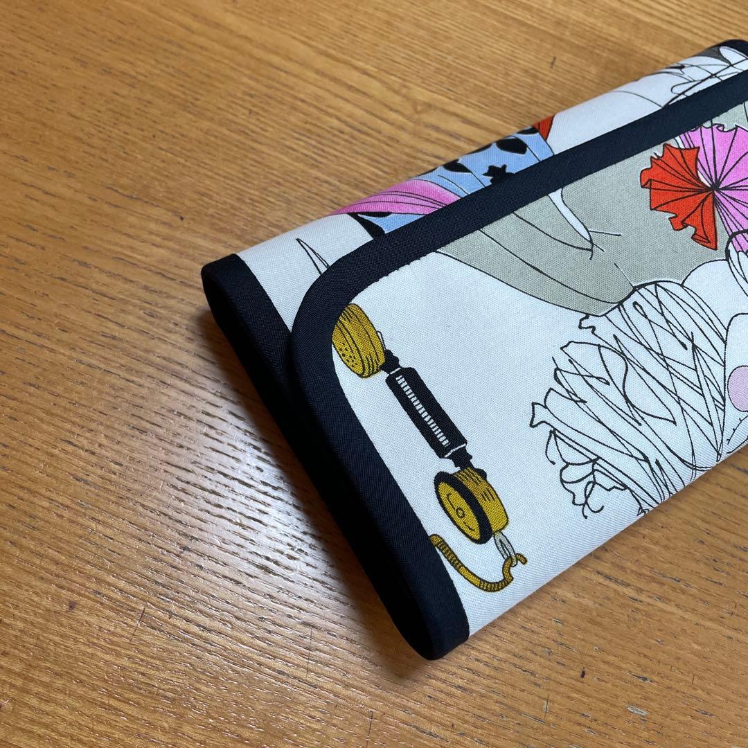 はなはなはち　長財布　やりくり財布　ハンドメイド　トートバッグ