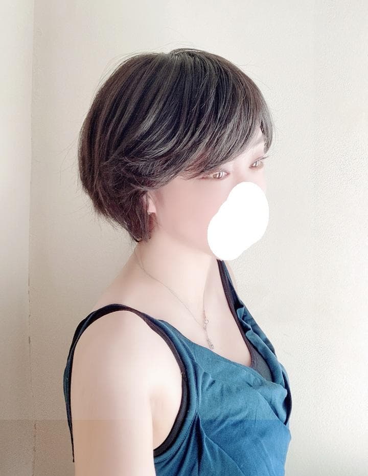 リネアストリア　人毛MIX「天使のブリティッシュショート」M　ブラック