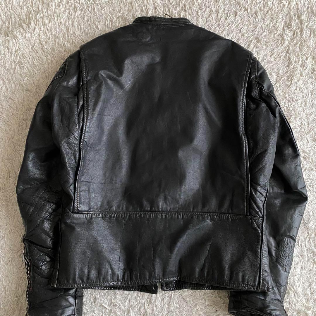 レア/60s/XL ハーレーダビッドソン ライダースジャケット TALONジップ