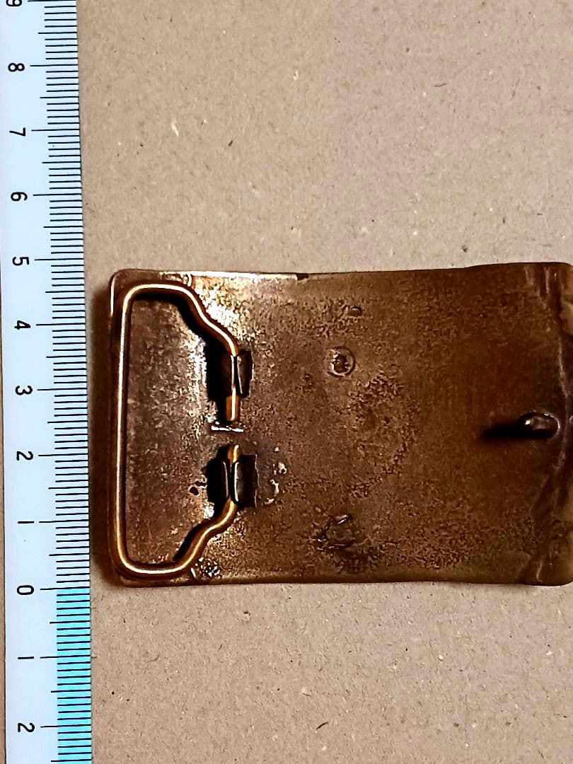 ビンテージ スカルバックル