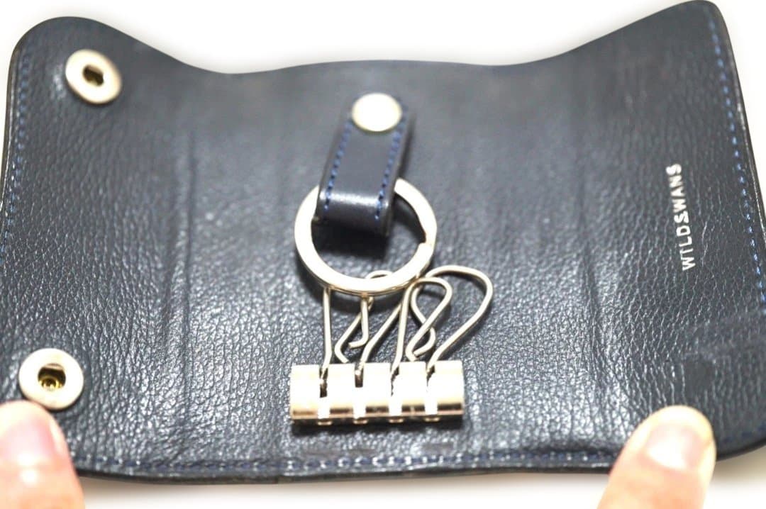 WILDSWANS SP-CLIPPER2 リザード レザー キーケース