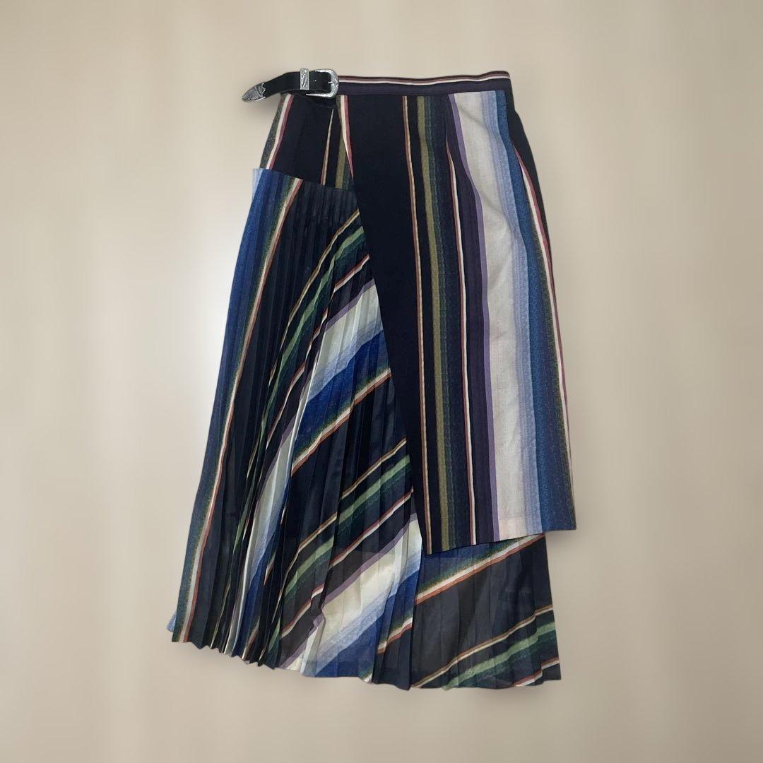 TOGA PULLA ストライプ プリーツ　36