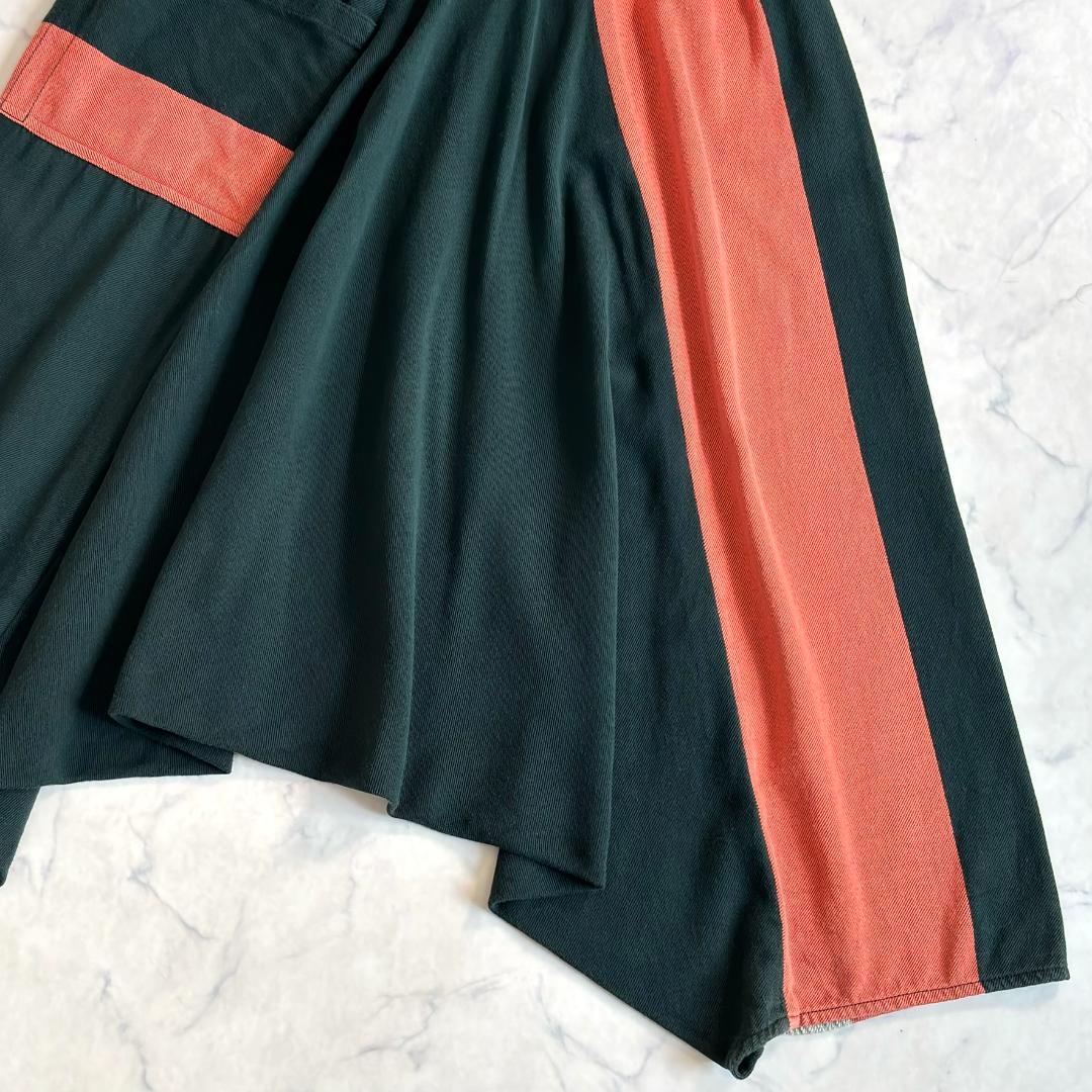 タマキニイメ サルエルパンツ タルンパンツ 深緑 橙 Long rs4