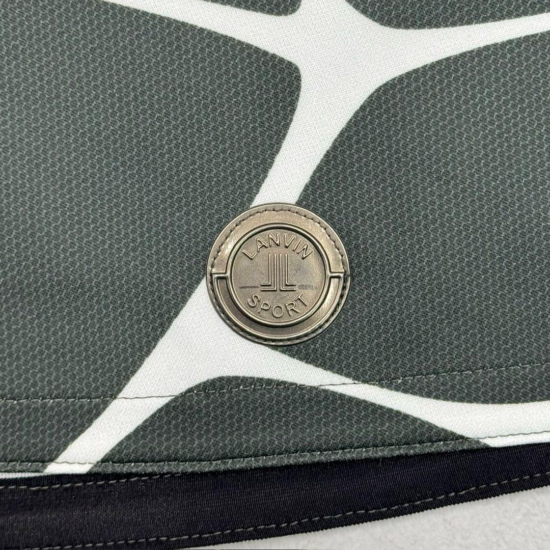 【新品未使用】ランバンスポール　スカート ジラフ柄カーキ ゴルフウェア