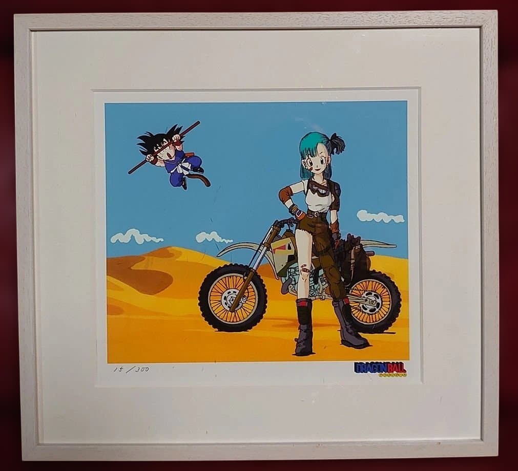 ドラゴンボール 版画 ジクレー ブルマと悟空 伊勢丹限定販売