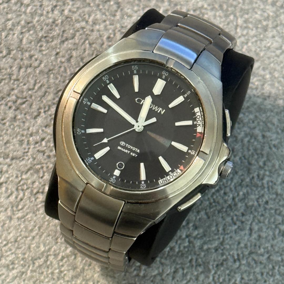 【美品】トヨタ純正キーインテグレーテッドウォッチ（20系アルファードで使用）