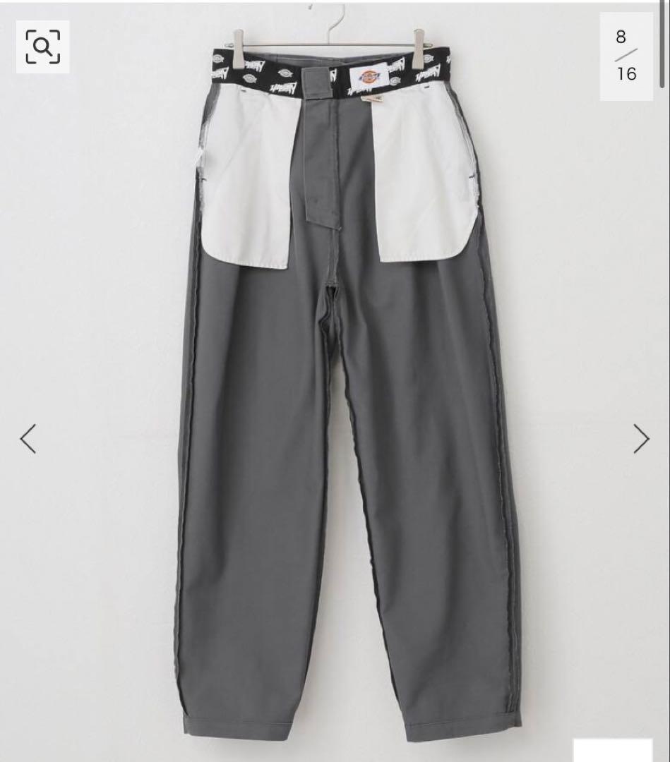 ★HOLIDAY DICKIES BELTED 2TUCK PANTS GRAY