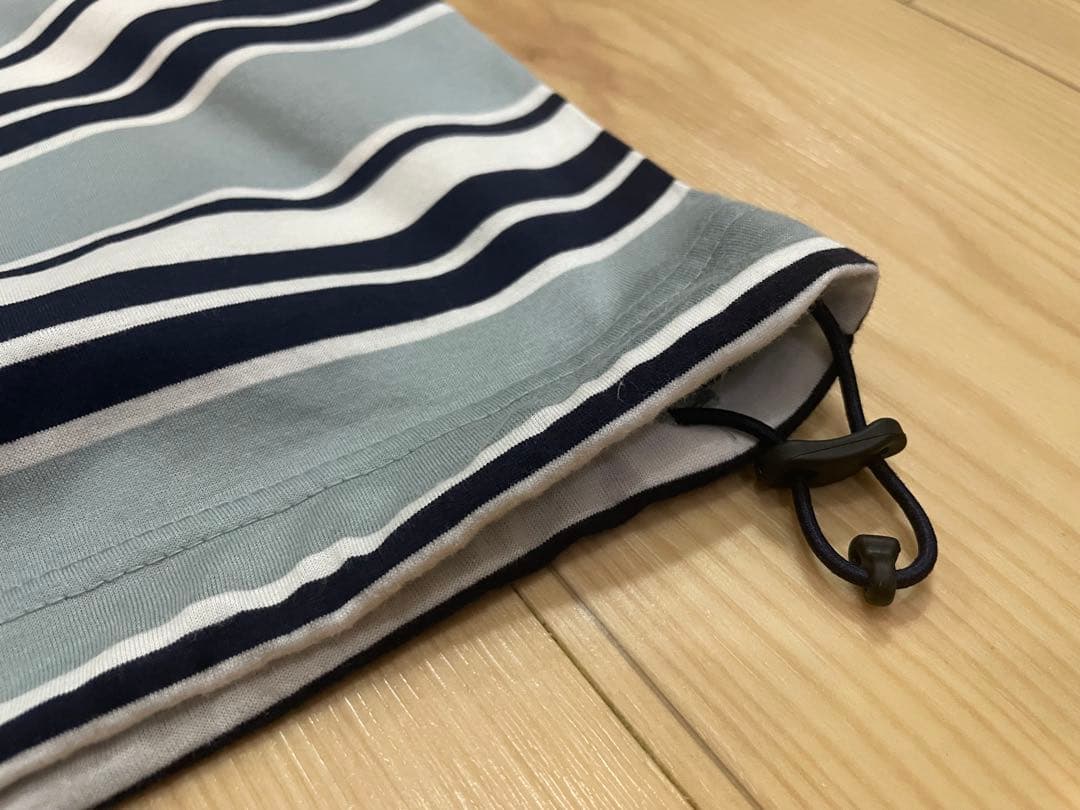 is-ness / イズネス BALLOON BORDER T-SHIRT