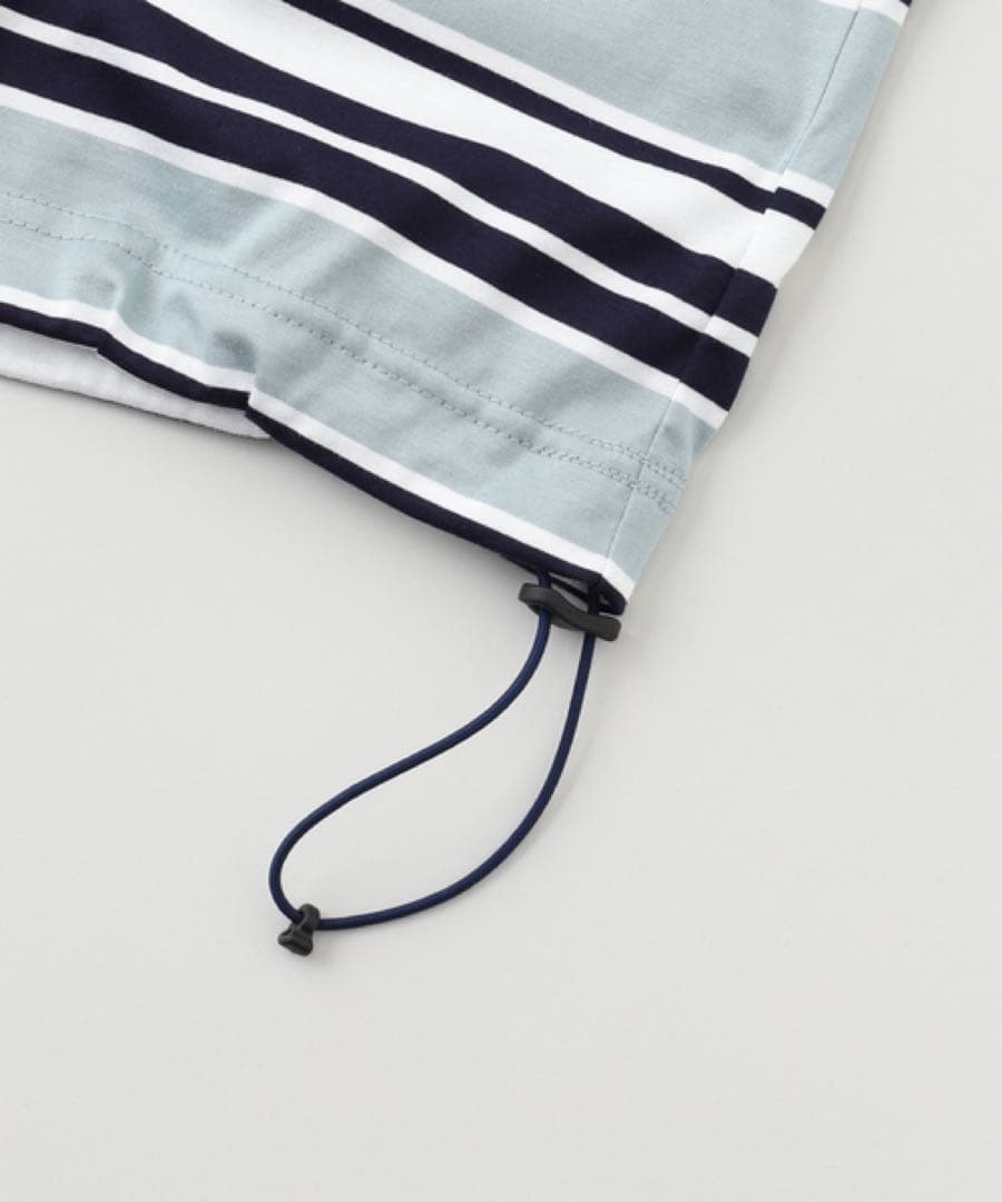 is-ness / イズネス BALLOON BORDER T-SHIRT