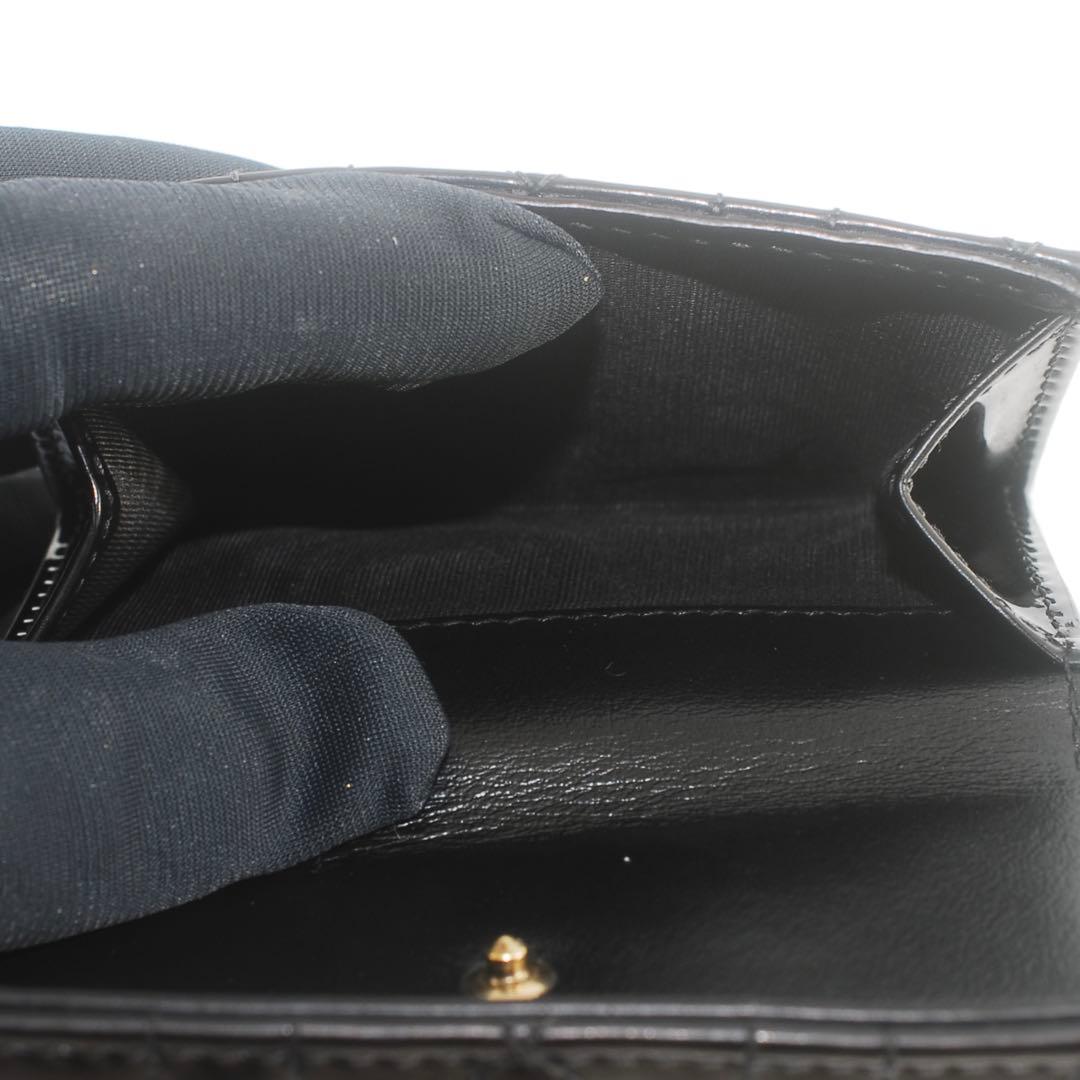 DIOR＊レディ ディオール＊エナメル＊ロータスウォレット＊カナージュ＊財布