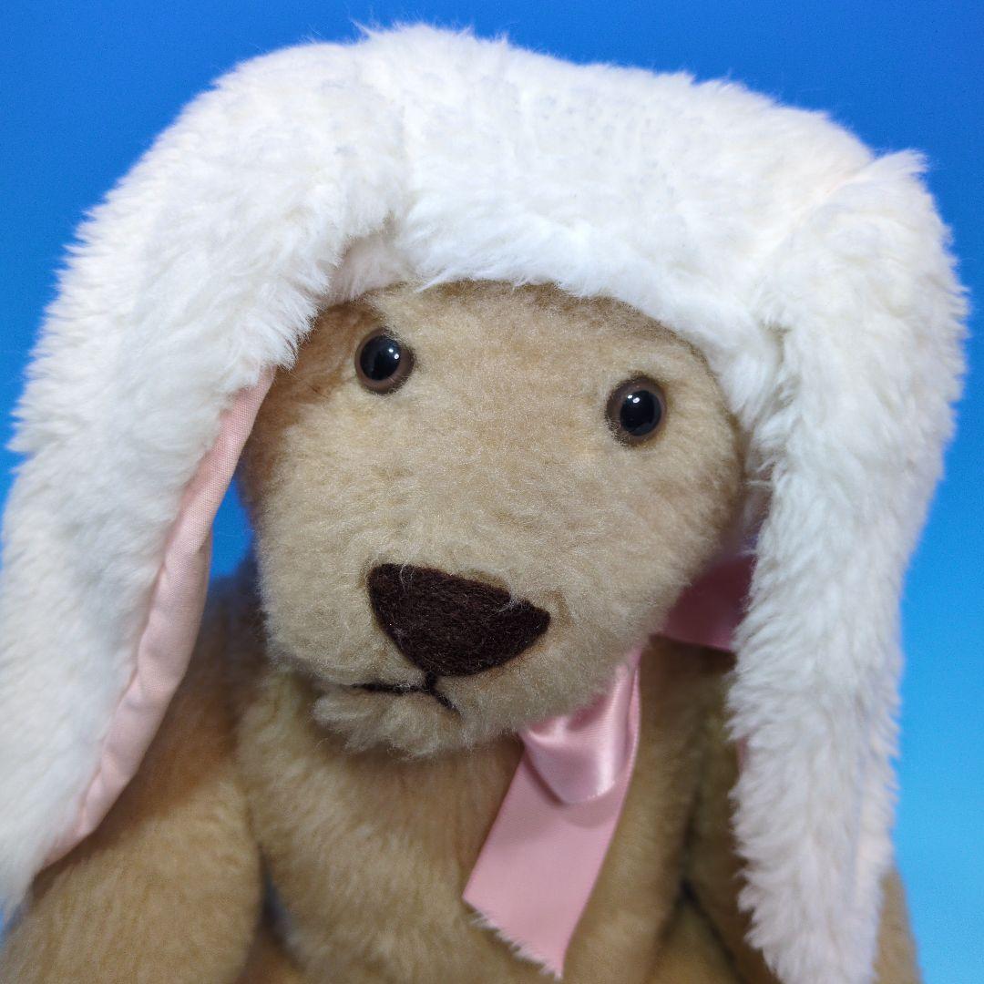 テディベア　うさ耳ベア　リンダ・シュピーゲル　　ヴィンテージ 　バニーバジル