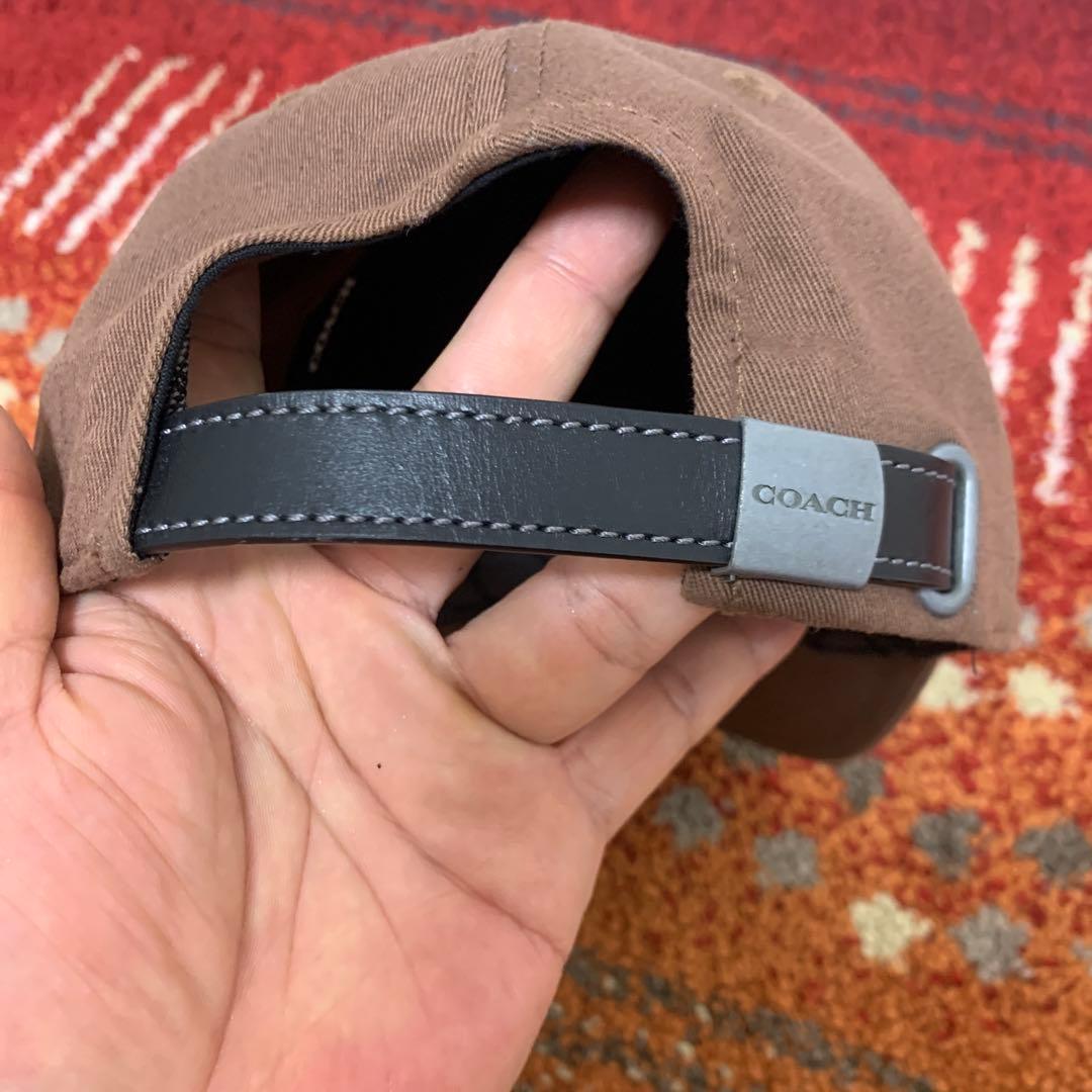 COACH ブラウンキャップ
