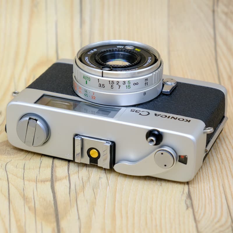 【整備品】美品 KONICA C35 Flash matic コニカ　スッキリ