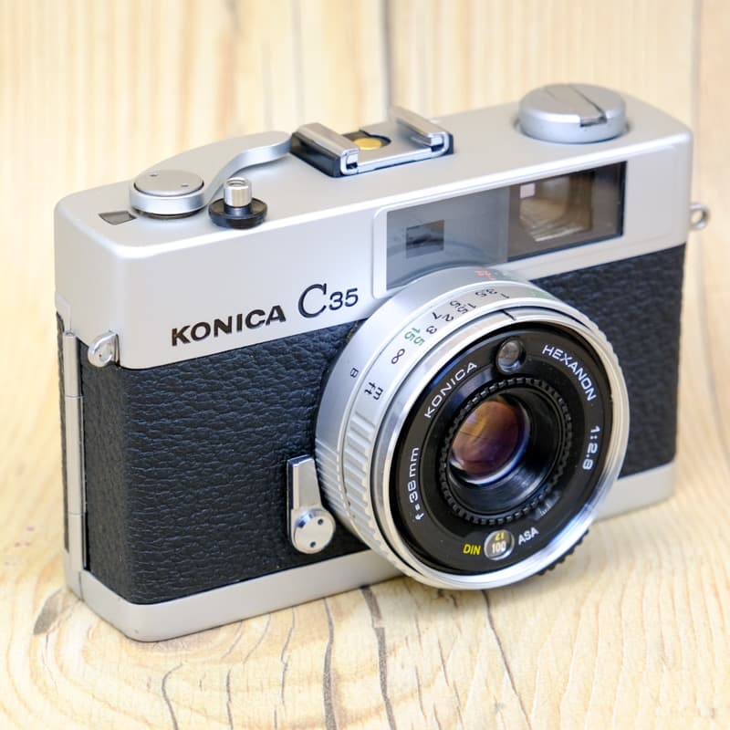 【整備品】美品 KONICA C35 Flash matic コニカ　スッキリ