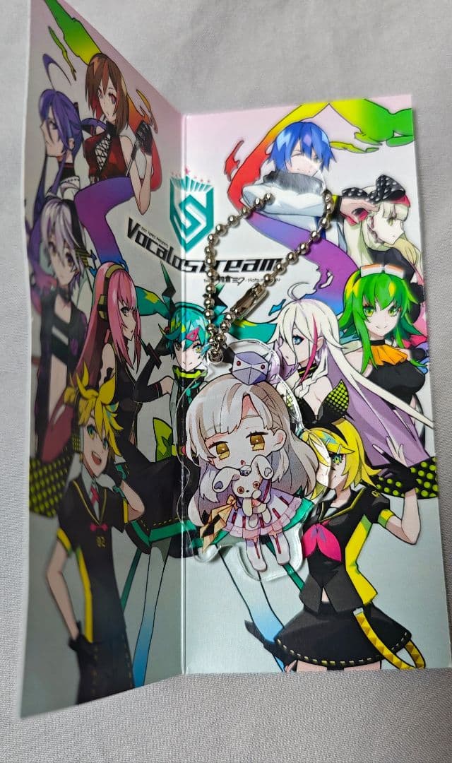 Vocalostream特典 初音ミク 缶バッジ MAYU アクリルキーホルダー