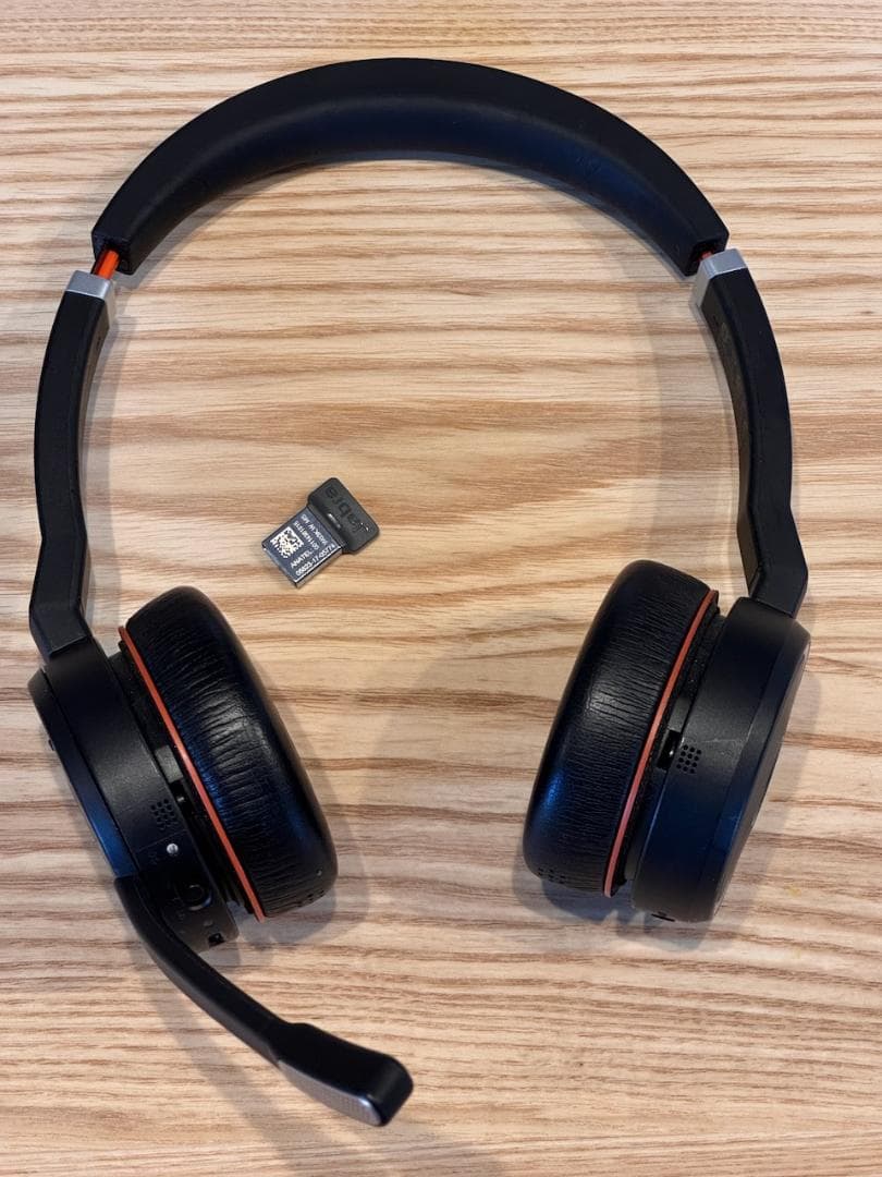 Jabra Evolve 75 MS ANC搭載ワイヤレスヘッドセット ケース付