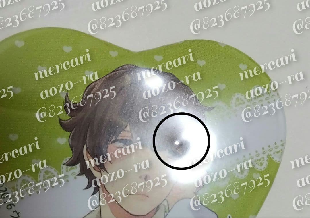 BROTHERS CONFLICT 朝日奈雅臣 ハート缶バッジ アニメイト特典