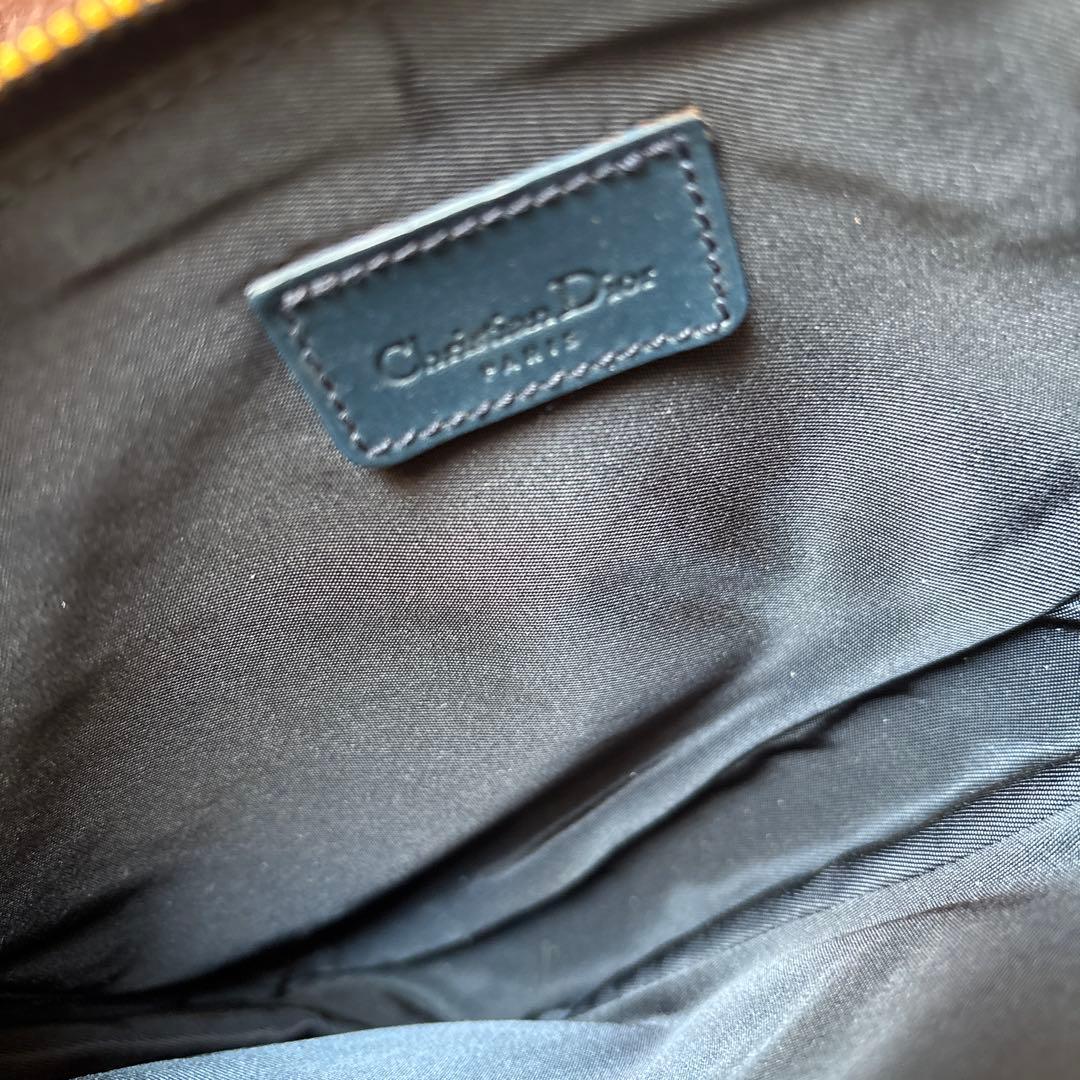 【直営店購入】Christian Dior ショルダーバッグ ダークブルー