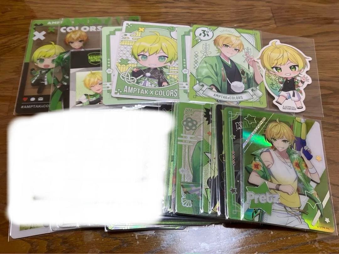 AMPTAK ぷりっつ　コレカ　コレクションカード　クリアカード　ステッカー