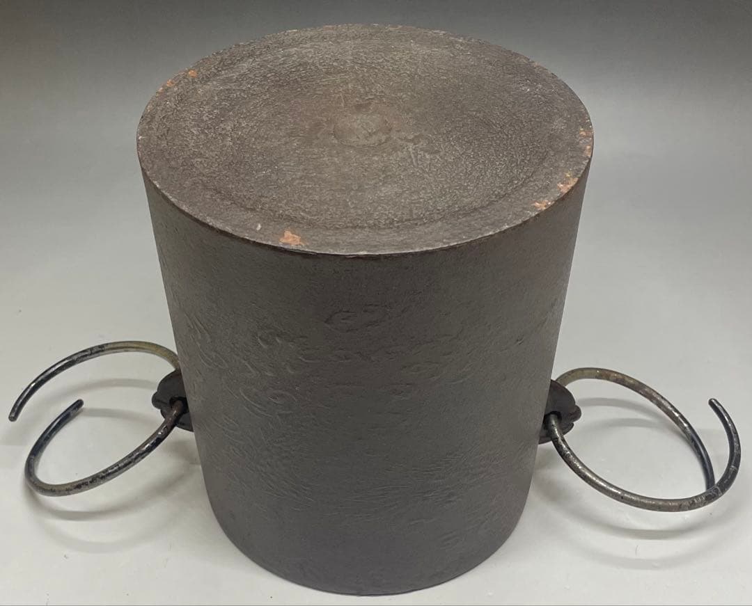 人間国宝　高橋敬典　雲龍釜　釜釻　共箱　L113