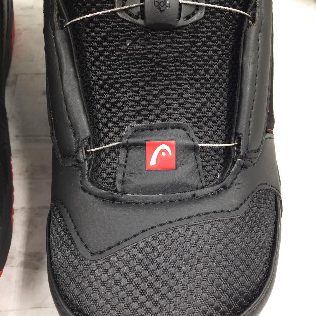 【美品】HEAD ヘッド ボア付き スノーボードブーツ 26.5 ブラック