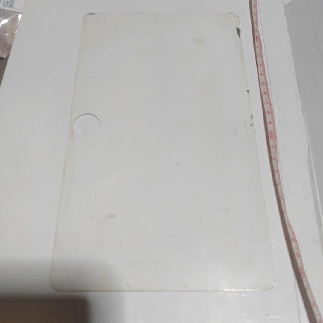 【鉄道サボ　愛称板】（表）あけぼの　指定席□尾久客（裏）白