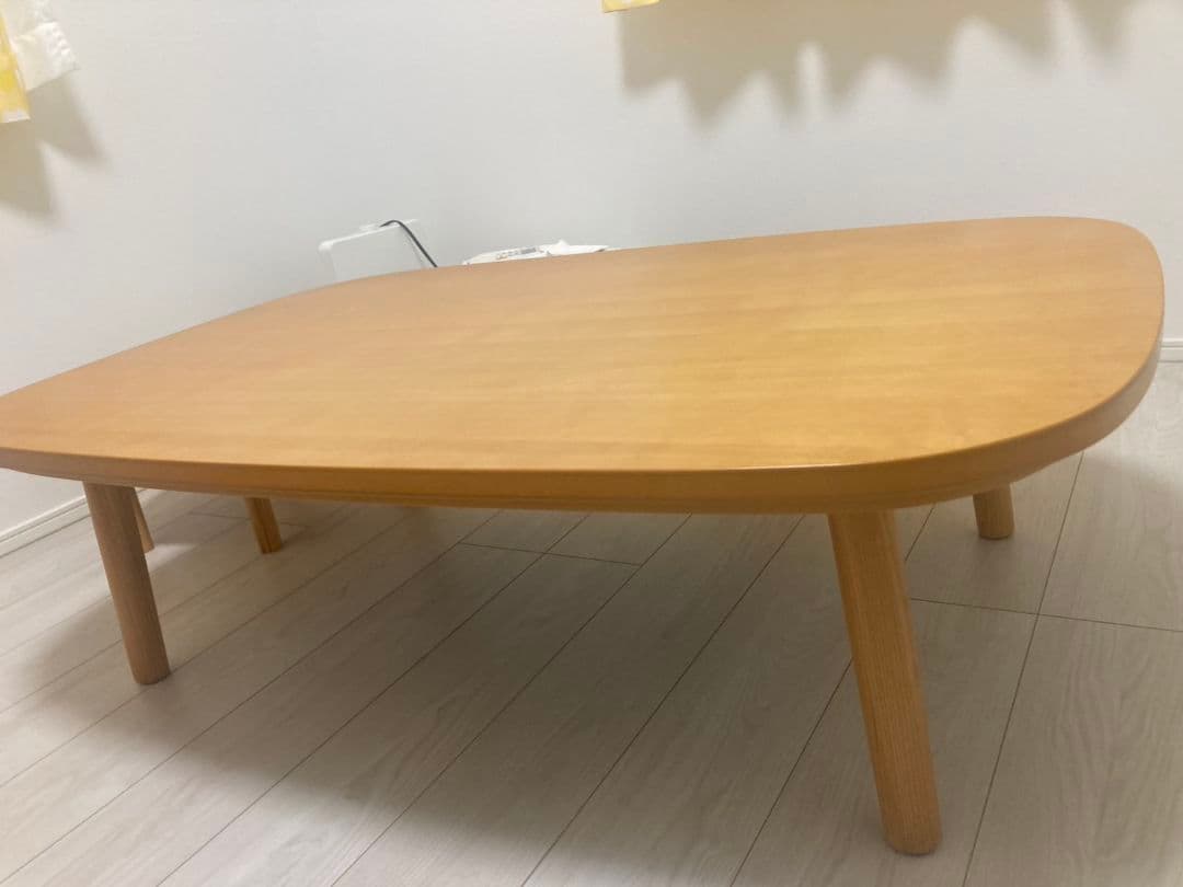 無印良品　タモ材　長方形コタツ