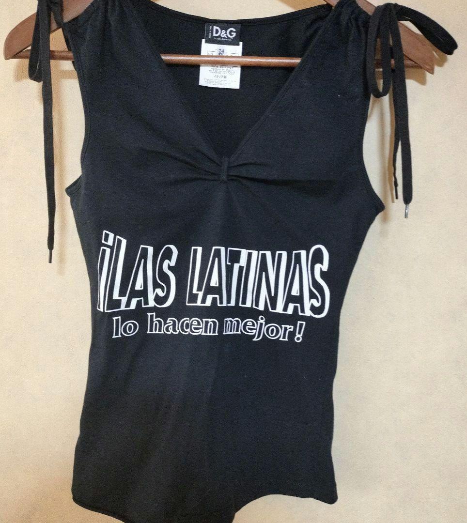 D&G ブラック タンクトップ 38