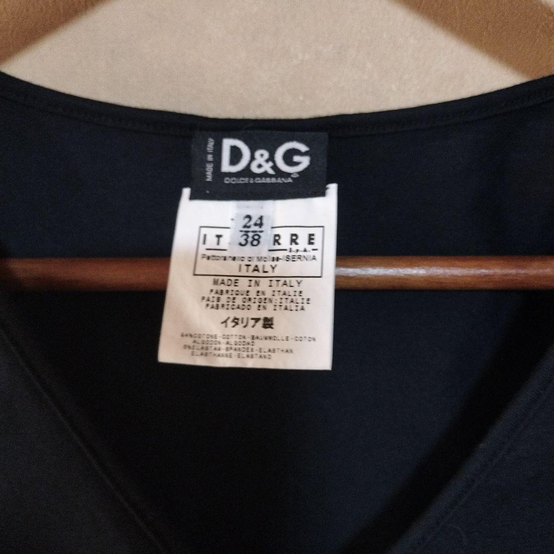 D&G ブラック タンクトップ 38