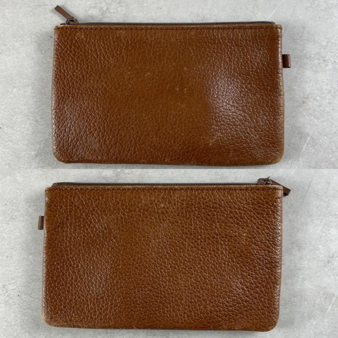 BURBERRY バーバリー 巾着ショルダーバッグ ノバチェック ポーチ付き本革