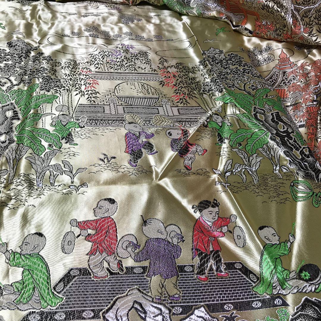 珍品❣️豪華シルクデイザイン刺繍ベットカーバーと枕カバー