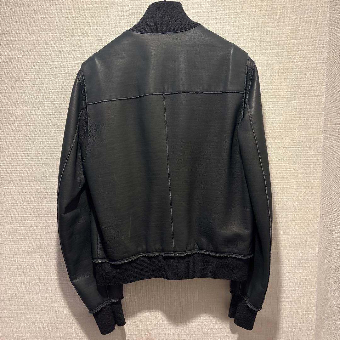 【ルカ期】LANVIN ランバン レザージャケット　アーカイブ2011AW