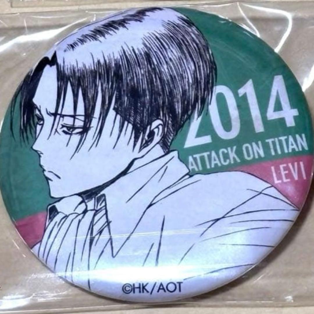 進撃の巨人 リヴァイ 缶バッジ 2014年 クリスマス WIT