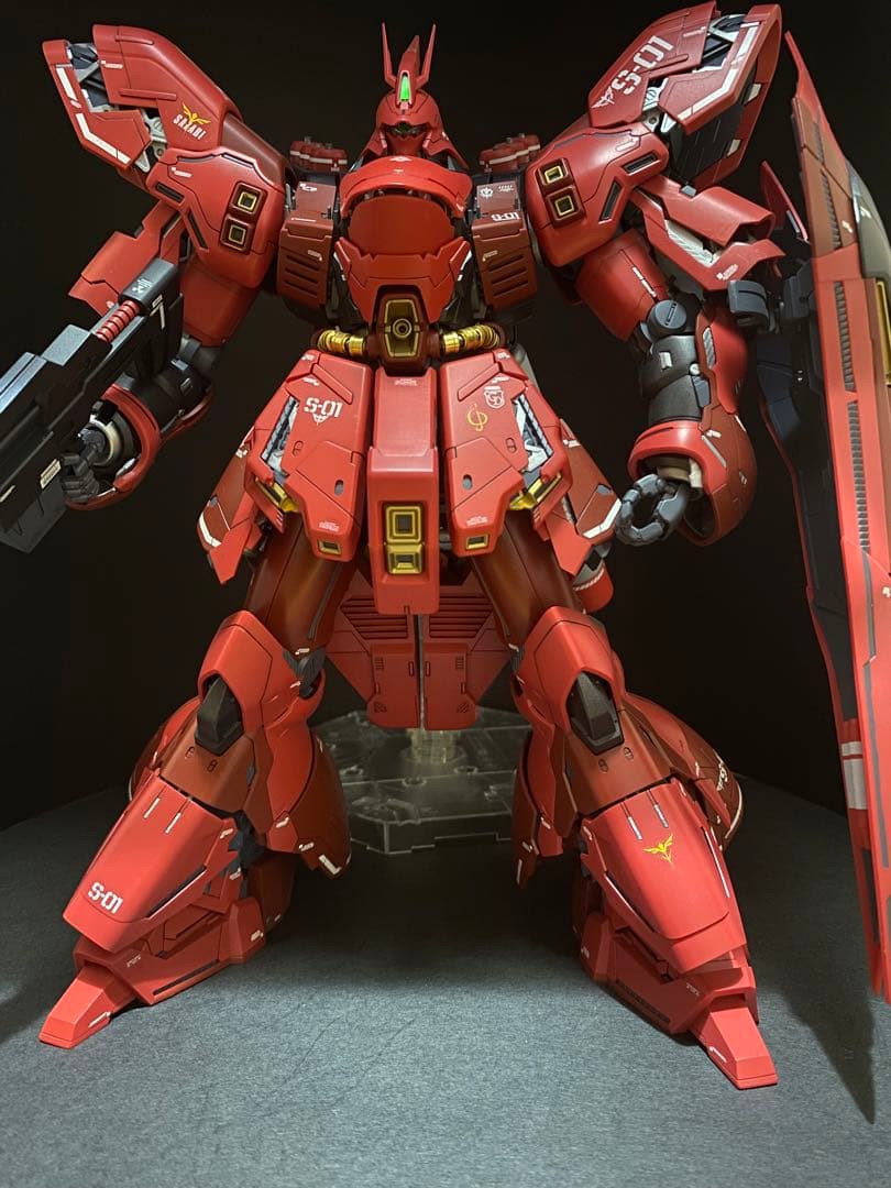 MG 1/100 MSN-04 サザビーVer.ka 塗装済 完成品