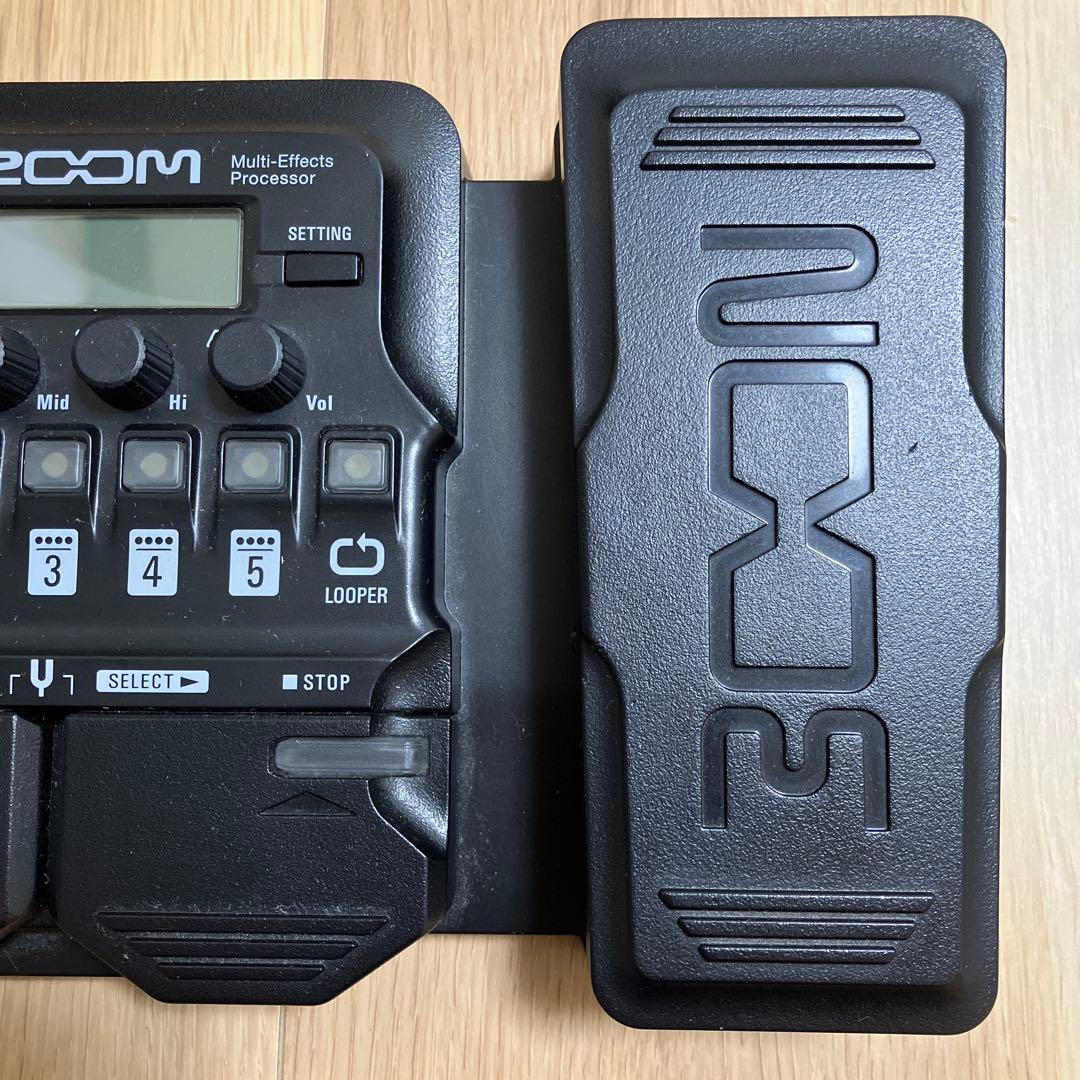 ZOOM G1X FOUR マルチエフェクター　ペダル付き
