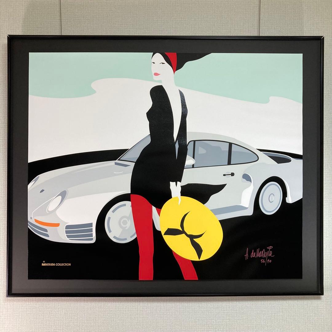 【真作】ダラコスタ「マツダコレクション」大判シルクスクリーン 90部限定 美人