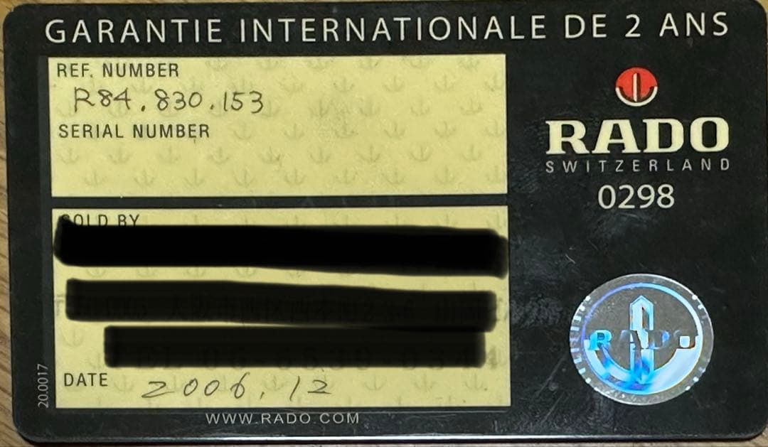 RADO Golden Horse 自動巻き腕時計　2006年復刻版